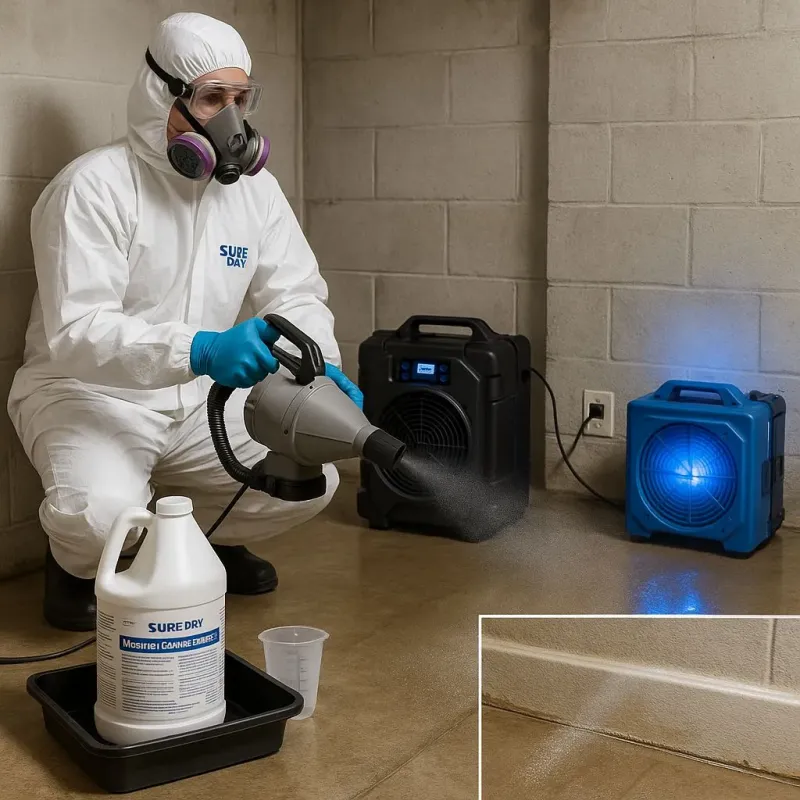 Sanitization and Odor Removal process in Lawrenceville, GA